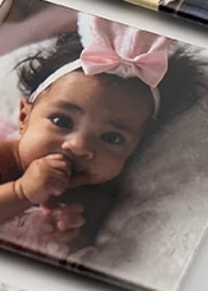 baby photo magnet