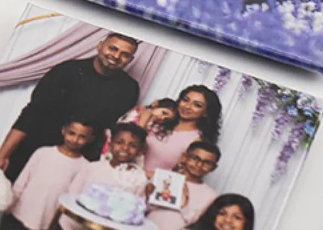 family photo magnet