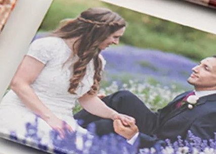 wedding photo magnet